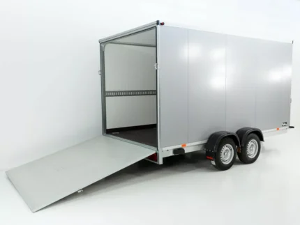 Remorque de valise Vezeko 204x405 cm Hauteur :205 cm 2.7t|Rampe|argent