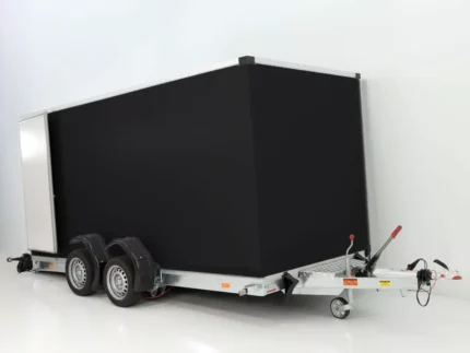 Vezeko remorque abaissante de valise 167x400 cm Hauteur :190 cm 3.5t|noir